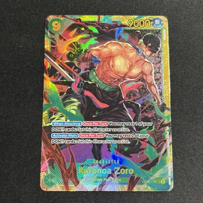 #ad #ad Roronoa Zoro OP06 118 SEC One Piece TCG English Card Near Mint Secret Rare $19.99