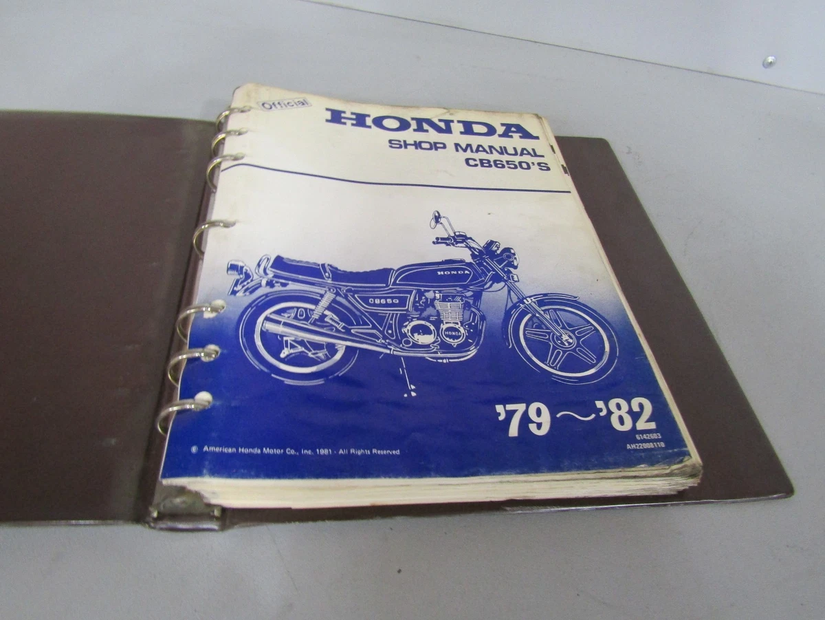 ホンダ CB650 サービスマニュアル Honda CB650 Motorcycle Repair Manuals & Literature for sale | eBay