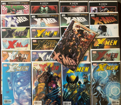 25X VINTAGE 2004-2008 X-MEN (1991) #157-207 LOT! MESSIAH COMPLEX! HIGHER GRADES!