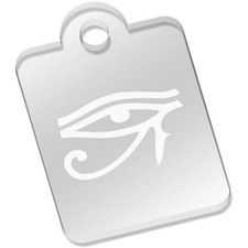 'Eye of Ra' Laser-Engraved Clear Acrylic Keyring / Keychain (AK052054)