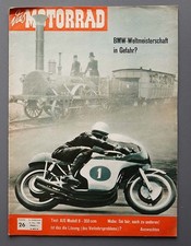 Das Motorrad 1960/26 AJS 8, AVUS Grunewaldfahrt, Gespanne
