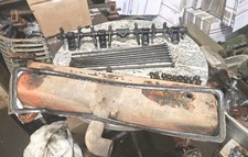 Case Dc Tractor Engine Rocker Arm Assembly Push Rods Cast Valve Cover Head Nuts 