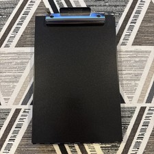 Saunders Metal Clipboard with Storage, Letter Size, Contractor Grade, Black