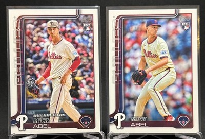 2025 Topps Update - Mick Abel - Rookie Debut & Base - Phillies RC