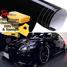 48 X 60 Gloss Black Vinyl Film Wrap Sticker Decal Air Bubble Free 4ft X 5ft 48 X 60 Gloss Black Vinyl Film Wrap Sticker Decal Air Bubble Free 4ft X 5ft