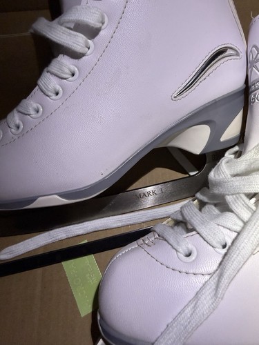 Jackson Finesse 450 Women’s Beginner Figure Skates Size 4 White. Mark I Blade - Picture 4 of 13