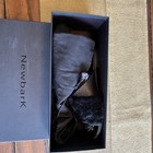 NEWBARK WOMENS YASMIN BLACK LEATHER SLIDES WITH LAMB SHEARLING SIZE 9-PAID $425 — photo 5