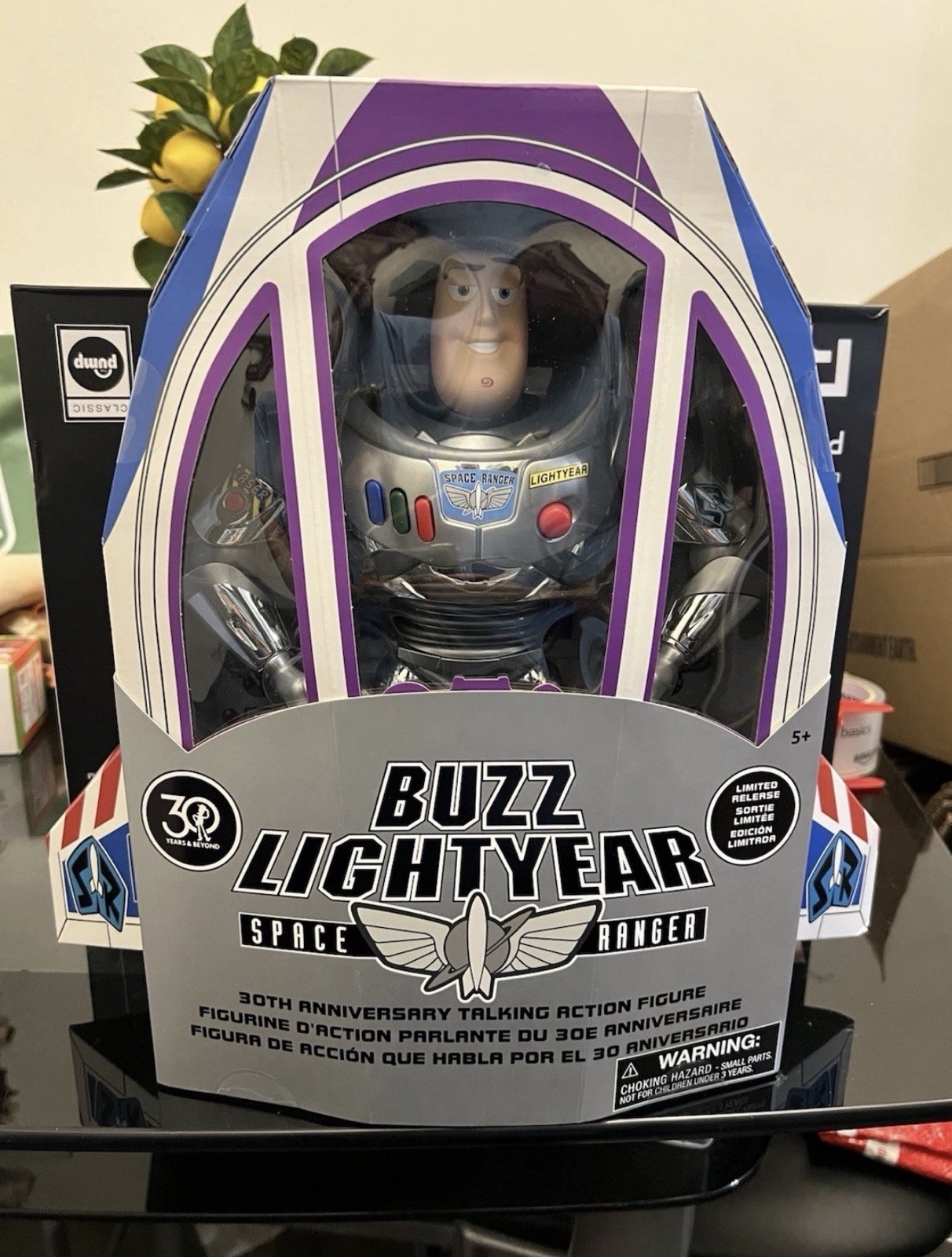 Buzz LIGHTYEAR Limited Edition 30th Anniversary Disney Collectible 12in Figure