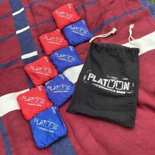 Play Platoon Tournament Series Cornhole Bags Pro Style Dual Sided 4th of July