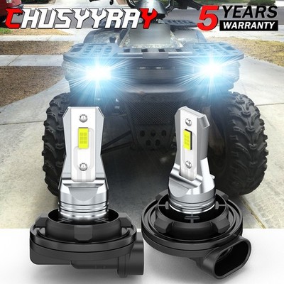 92069-7501 LED Headlight Bulbs For Polaris ATV ATP 330 4X4 - 2004-2005