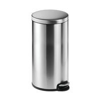 Image of Durable Stainless Steel Soft Release Fingerproof Coating Pedal Bin 30 Litre 3403