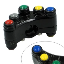 7/8" 22mm Motorcycle Switches Handlebar Control Switch Button ON OFF Start Kill