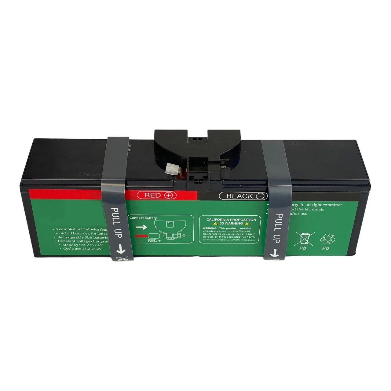 APCRBC163 COMPATIBLE BATTERY FOR APC Back-UPS Pro BR1500MS BGM1500-US BGM1500BUS