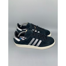 Adidas Campus 80s Black Silver Metallic Shoes GV7561 Men's Sz 10 NEW