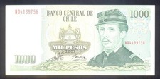 Chile 1000 Pesos 2003  P154f  aUNC