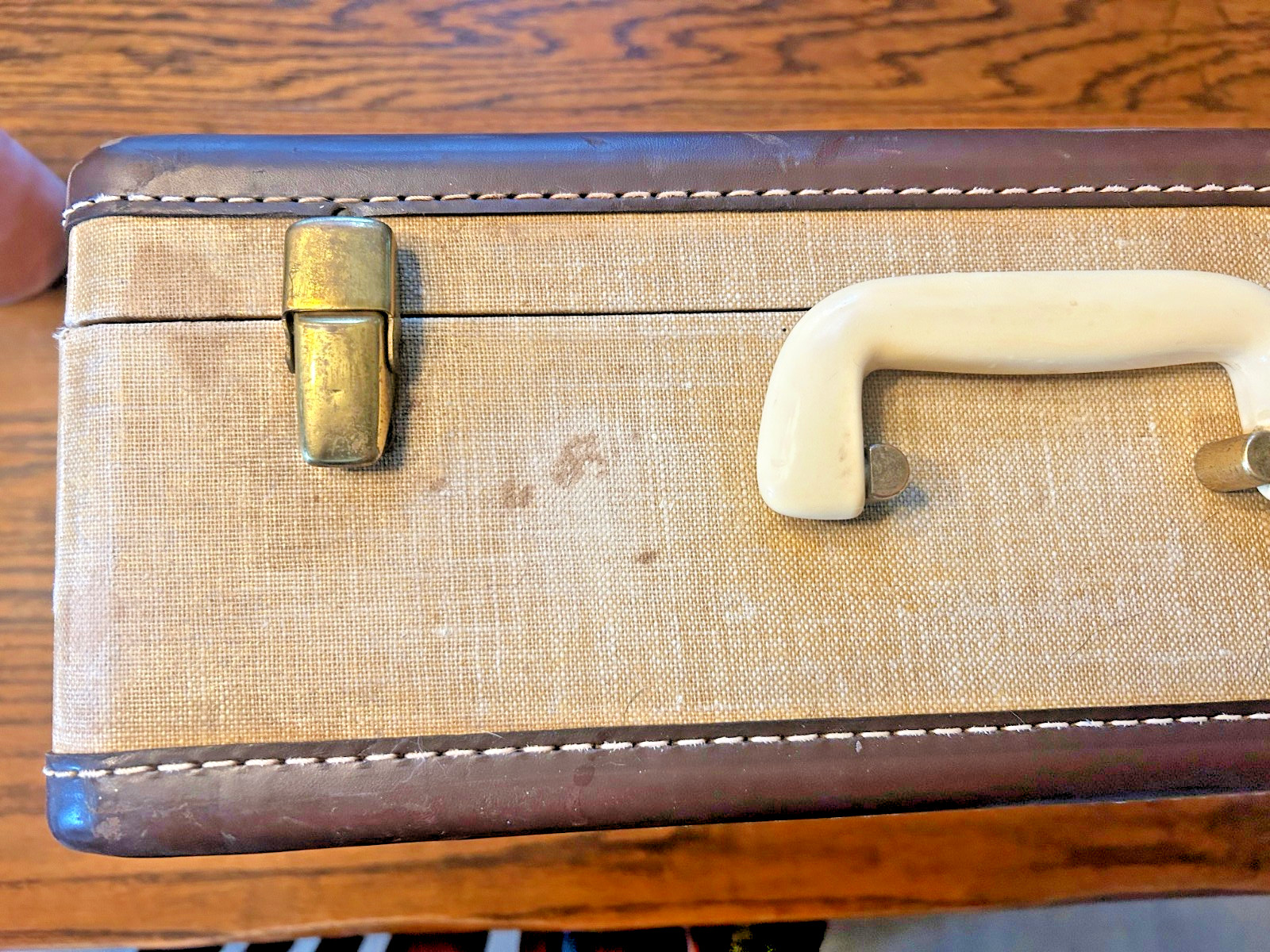 Vintage Singer Sewing Machine Trapezoid Storage Carrying Case