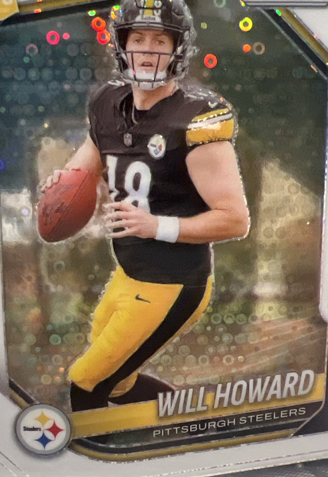 2025 Panini Prizm - Rookies Will Howard #367 White Disco Prizm (RC)