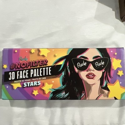 RUDE NoFilter 3D Face Palette - Stars