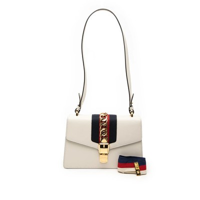 Gucci Small Leder Sylvie Web Tasche