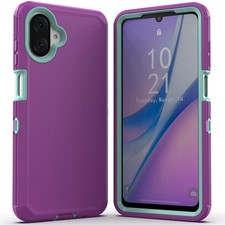 For Samsung Galaxy A07 A17 5G Phone Case Heavy Duty Hard Shockproof Cover Purple