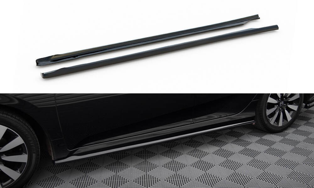 Rajouts de bas de caisse aérodynamiques pour Honda Civic Sedan Mk10