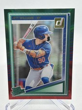 2025 Panini Donruss Rated Prospects Jett Williams #167 Red Green Lazer