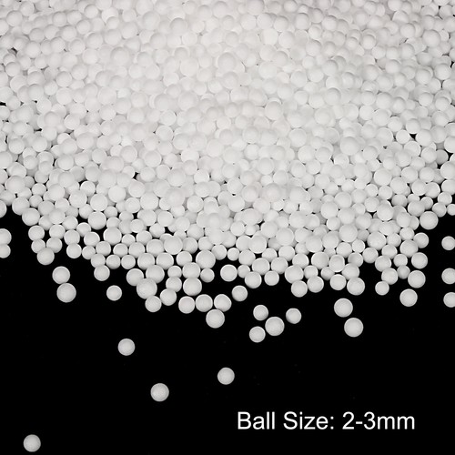 Foam Beads Foam Balls 2-3mm White 1 Pack Approx 4000pcs - Picture 2 of 7