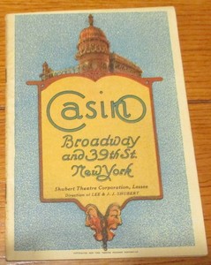 1927 Broadway Playbill "The Desert Song" starring Robert Halliday  The Casino