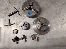 3x TOS Präzisions Dreibackenfutter 80/100/160mm mit Zubehör