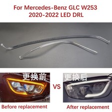 Left Car Headlights DRL For Mercedes-Benz GLC W253 20-2022 LED Light Guide Strip