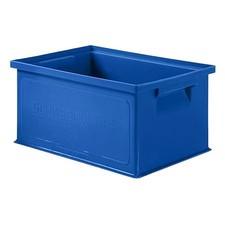 Ssi Schaefer 1463.130906Bl1 Solid & Stackable Straight Wall Storage Container,