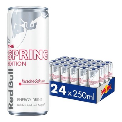 Red Bull Spring Edition Kirsche Sakura Energy Drink 24x250ml inkl. Pfand