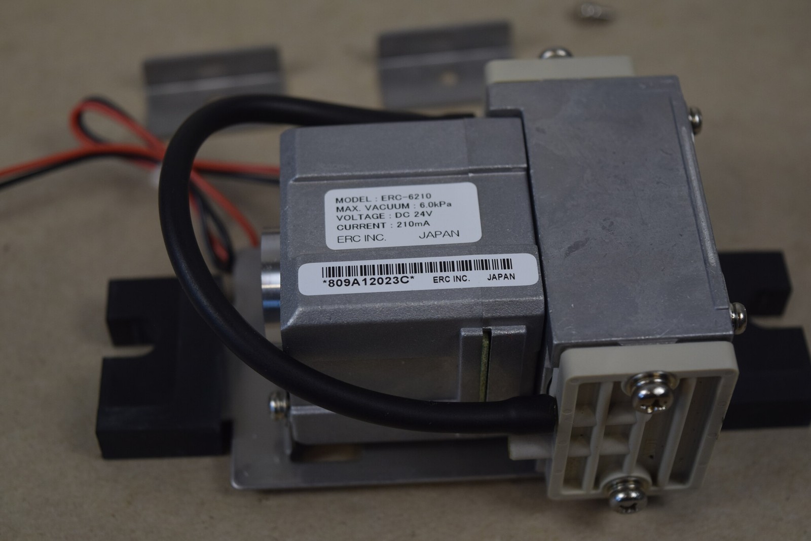 ERC-6210 Vacuum Pump 24V DC Agilent G1379B G1322-60000 Shimadzu DGU-20A Tested