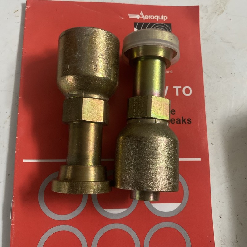 Parker High Pressure Hydraulic Hose Fitting 3/4” O Ring Seal # P 11571 12-12