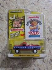 1985 '85 DODGE RAM D250 RHETTA GARBAGE PAIL KIDS W/ STICKER R5 GREENLIGHT 2023