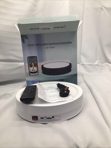 JAYEGT 22CM 360 DEGREE ELECTRONIC MOTORIZED ROTATING TURNTABLE DISPLAY STAND