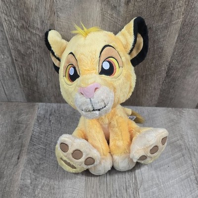Disney Parks Baby Simba Plush Stuffed Animal 11 inch Orange The Lion King 