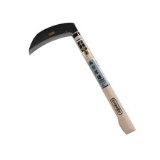 Senkichi Gold Double-Edged Thick Sickle, Square Type, 165mm