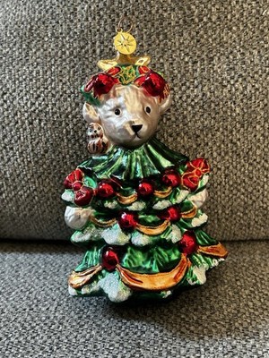 Christopher Radko Muffy Vanderbear Little Fir Tree Ornament New