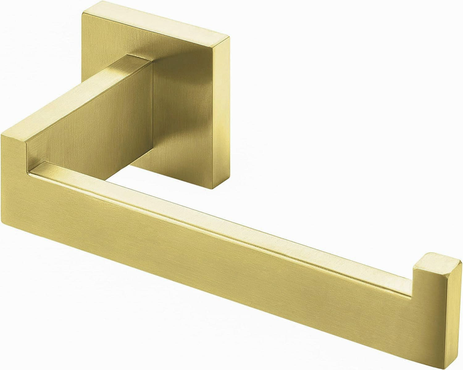 Gold Brushed Brass Toilet Roll Holder Wall Mounted Premium 304 Stainless Toilet