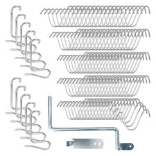 110 Pcs Fence Wire Tightener Tool with 2 Tighteners Handle, Stainless Steel B...