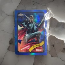 2025 Topps Chrome Marvel Comics Blade #126 Blue Refractor /299