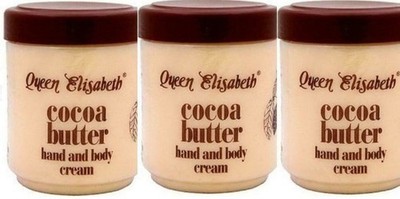 3 x Queen Elisabeth Cocoa Butter Hand and Body Cream 500ml