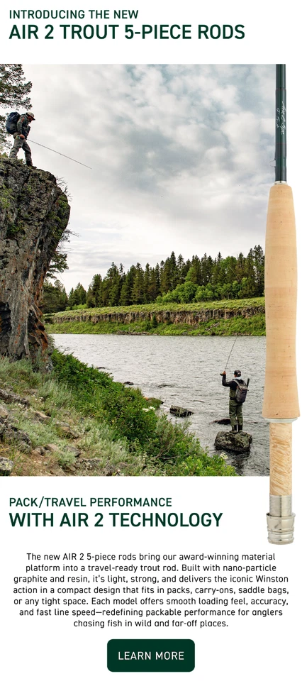 NEW WINSTON AIR 2 9' #5 WEIGHT 5 PIECE FLY ROD + FREE USA SHIPPING - IN STOCK! - Image 4 of 4