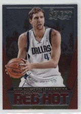 2013-14 Panini Select Red Hot Dirk Nowitzki #37 HOF 0uw