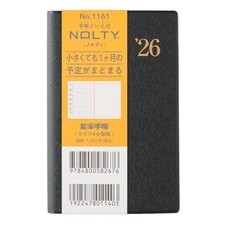 NOLTY Planner 2026 Weekly Lights 4 Small Edition Black 1161 Starts December 202