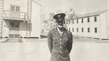 1940s WWII US Army Air Corps Soldier Handsome Man in Uniform Orig Photo P17r12