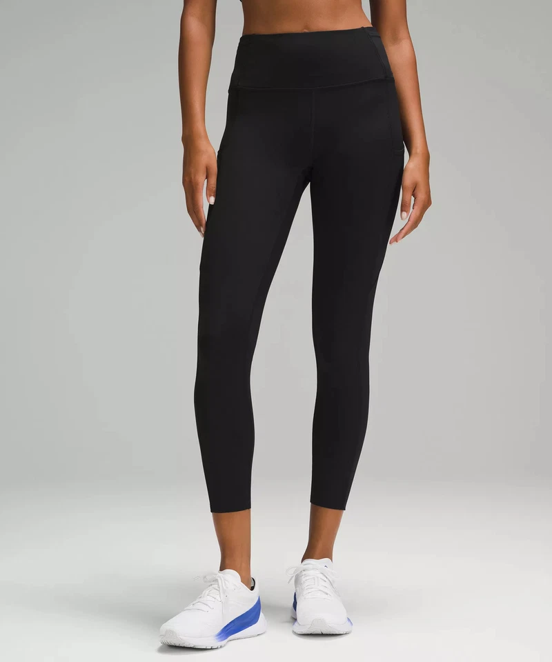 lululemon Fast and Free High-Rise Tight 25" Size 4 Black