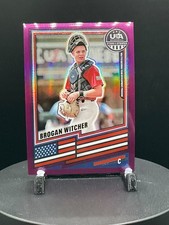 2026 Panini Stars & Stripes Prizm Purple Prizm 141/199 #145 Brogan Witcher