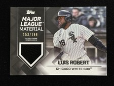 2022 Topps Update Major League Material Relic Luis Robert /199 Black #MLM-LR